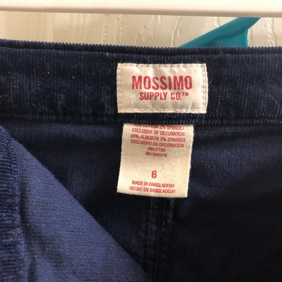 embroidered curduroy skirt - Picture 2 of 2